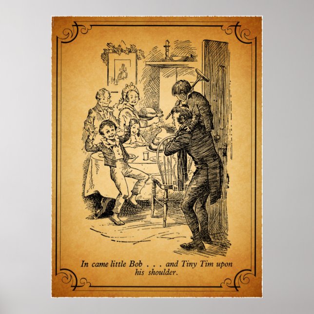 Eine Weihnachtsgeschichte: Klein Bob & Tiny Tim Poster (Vorne)