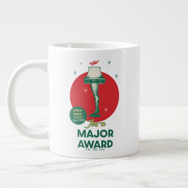 Eine Weihnachtsgeschichte | Leg Lamp Major Award Jumbo-Tasse (Links)