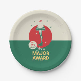 Eine Weihnachtsgeschichte Leg Lamp Major Award Pappteller