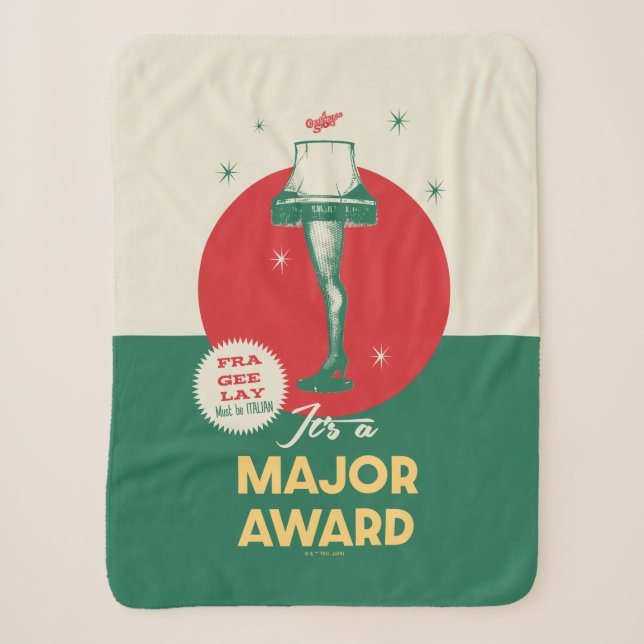 Eine Weihnachtsgeschichte | Leg Lamp Major Award Sherpadecke (Vorderseite)
