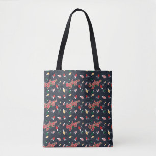 Eine Weihnachtsgeschichte Weihnachtslichtmuster Tasche