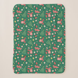 Eine Weihnachtsgeschichte   Weihnachtssymbol Muste Sherpadecke