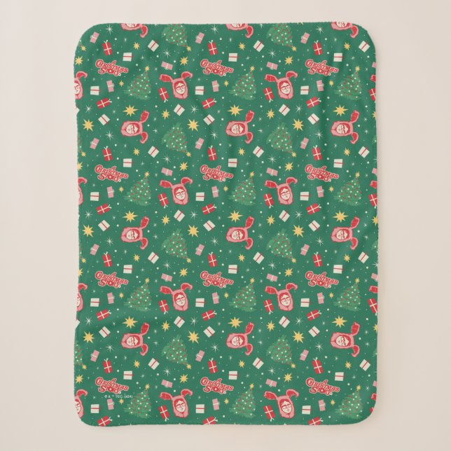 Eine Weihnachtsgeschichte | Weihnachtssymbol Muste Sherpadecke (Vorderseite)