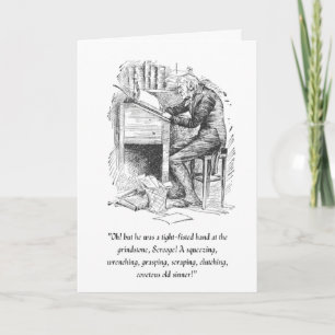 Eine Weihnachtskarte Karte