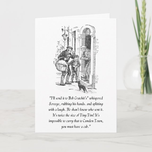 Eine Weihnachtskarte Karte (Vorderseite)