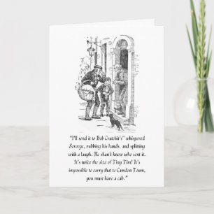 Eine Weihnachtskarte Karte