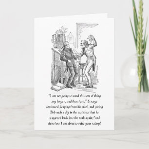 Eine Weihnachtskarte Karte