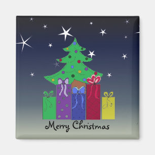 Eine Weihnachtslandschaft Magnet