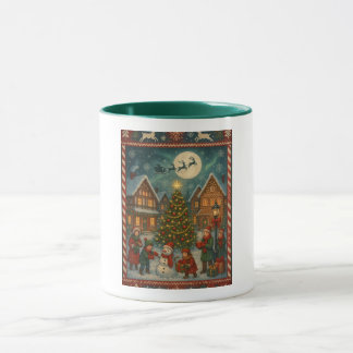 eine Weihnachtsmalerei-Tasse Tasse
