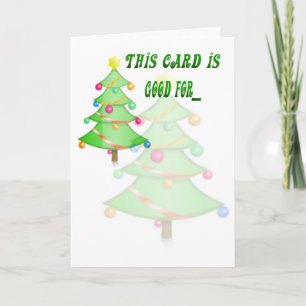 Eine Weihnachtsversprechen-Card_head-Massage Feiertagskarte