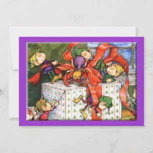 Eine Weihnachtszeit-Party Einladung