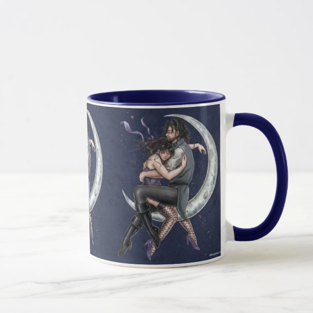 Eine Weisen-Karte zur Mond-romantischen Tasse (Rechts)