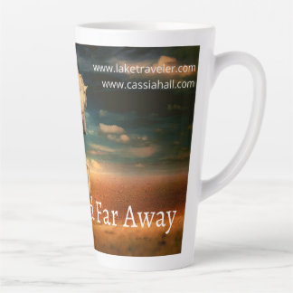Eine weit entfernte Land Latte Tasse