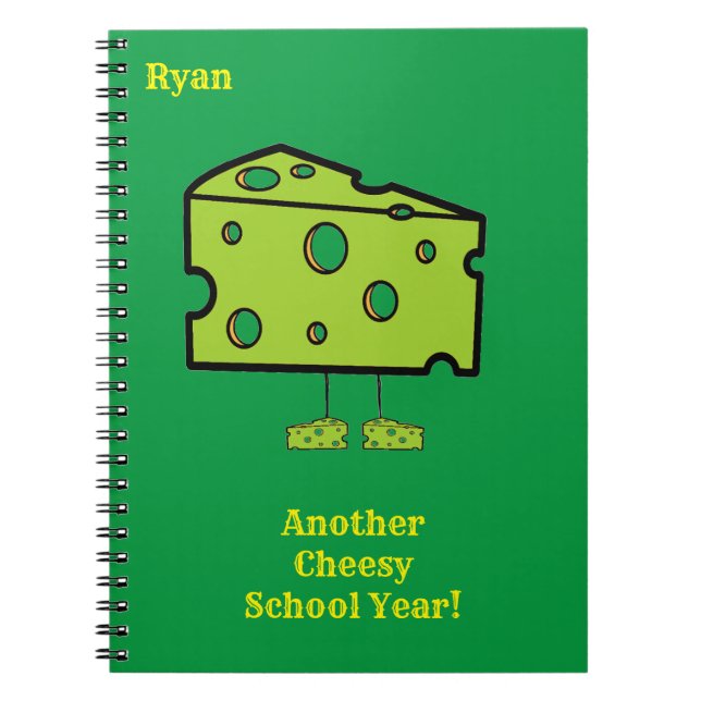 Eine weitere Cheesy School Jahr Wrapping Paper Notizblock (Vorderseite)