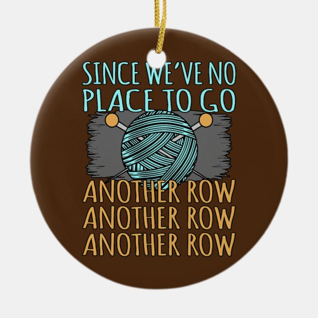 Eine weitere Row-Knetknetmaschine Keramik Ornament (Vorne)