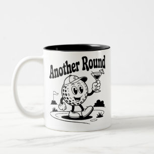 Eine weitere Runde Golf-Liebhaber Sport Golfspiele Zweifarbige Tasse