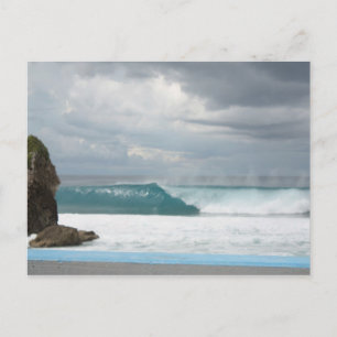 Eine Welle aus Guam Postkarte
