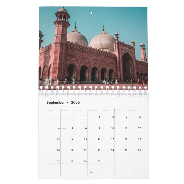 Eine Welt der muslimischen islamischen Mauer der M Kalender (Sep 2026)