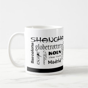 Eine Welt der Wanderlust Kaffee/Tee-Tasse Kaffeetasse