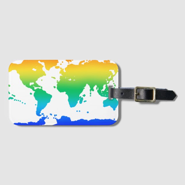 Eine Welt des Abenteuers Gepäckanhänger (Vorderseite (Horizontal))