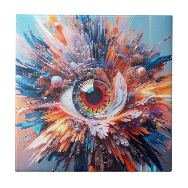 Eine Welt des Wunders beginnt mit der Vision Fliese (Vorderseite)