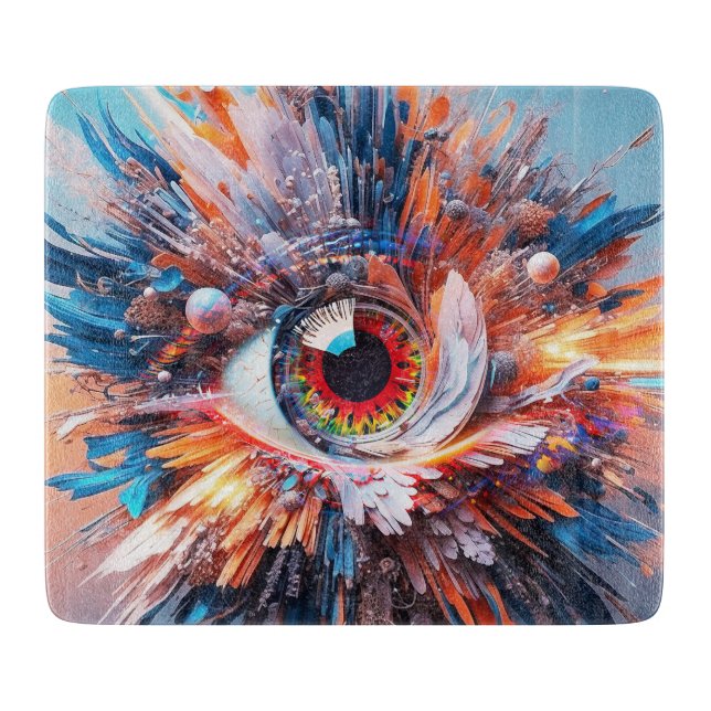 Eine Welt des Wunders beginnt mit der Vision Schneidebrett (Vorderseite)