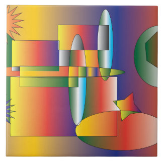 Eine Welt des Wunders und der Entdeckung Fliese