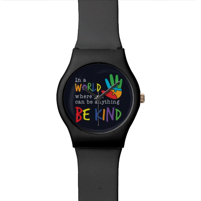 Eine Welt, in der man alles sein kann, was ein gut Armbanduhr (Nahaufnahme)
