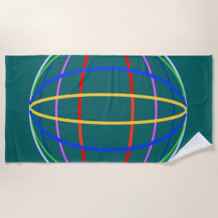 Eine Welt ohne Krieg / Logo Strandtuch
