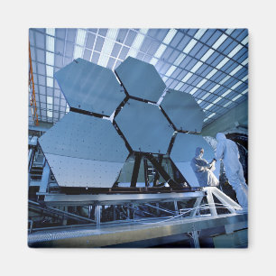 Eine Weltraumteleskopreihe James Webb Magnet