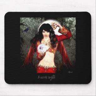 Eine wicca Nacht Mousepad