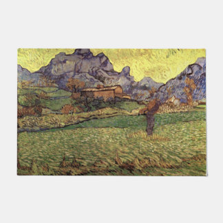 Eine Wiese in den Bergen - Van Gogh Floor Mat Fußmatte
