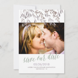 Eine Wildblume Hochzeit speichert das Datum Save The Date