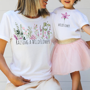 Eine Wildblumen-Mama großziehen Neue Mama-Mini-Out T-Shirt