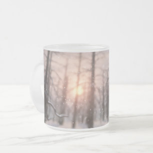 Eine Winter-Nacht-Traum-Tasse Mattglastasse