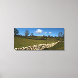 Eine Wintermauer Leinwanddruck