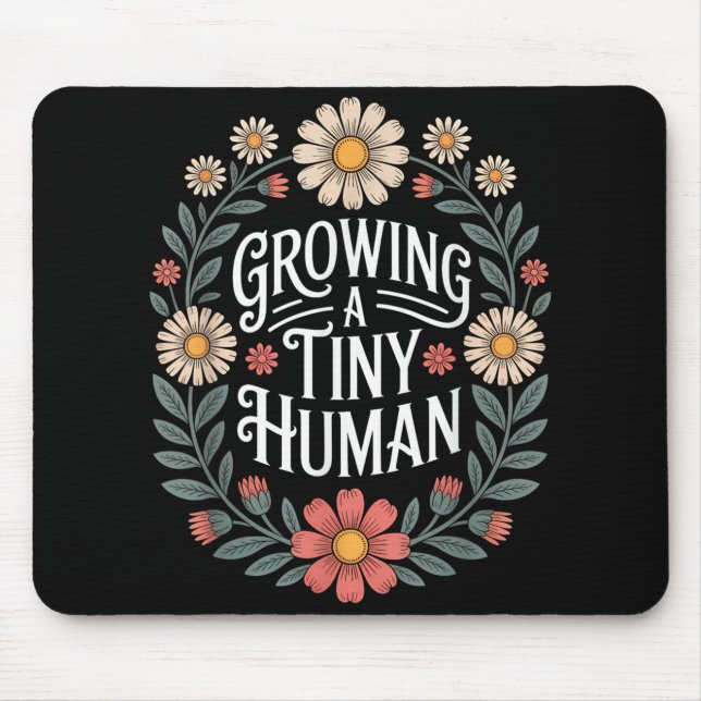 Eine winzige Announc der menschlichen Junge Mutter Mousepad (Vorne)