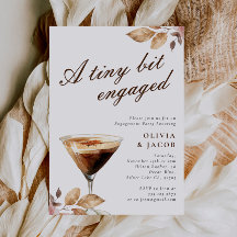 Eine winzige Espresso Martini-Engagement-Party