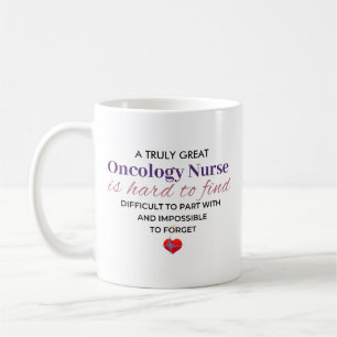 Eine wirklich große Onkologie-Krankenschwester - s Kaffeetasse