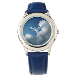 Eine Wolkenkurve Armbanduhr