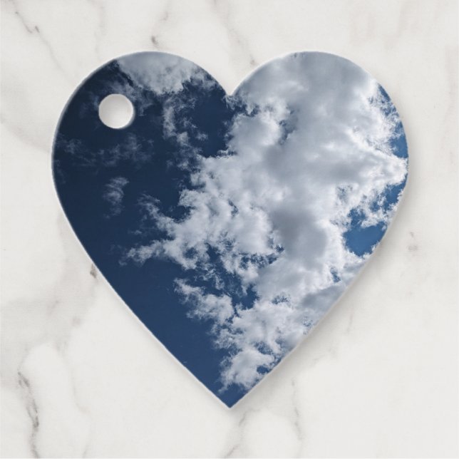 Eine Wolkenseite Geschenkanhänger (Vorderseite)