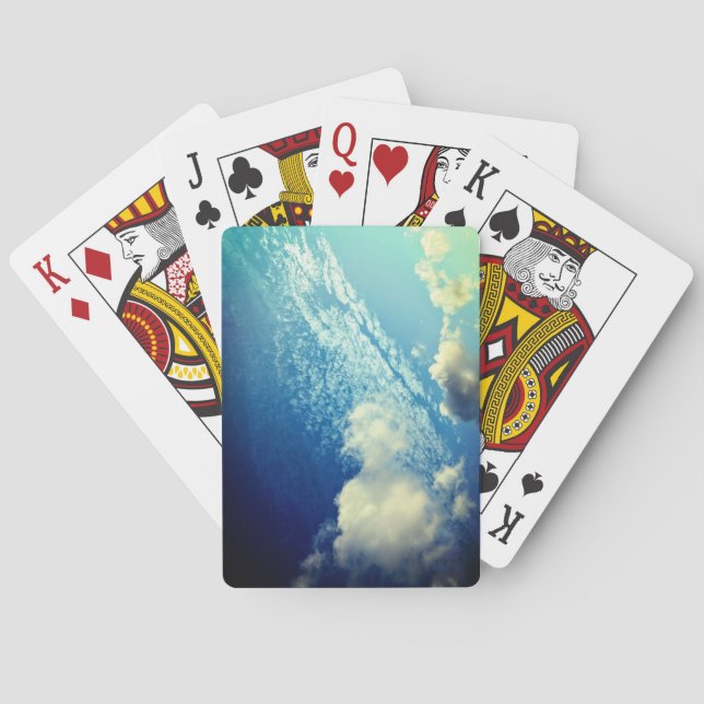 Eine Wolkenstreuung Spielkarten (Rückseite)