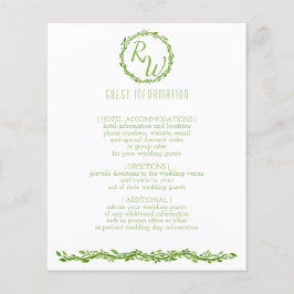 Eine Woodsy-Elegance | Informationen zu Hochzeiten Flyer