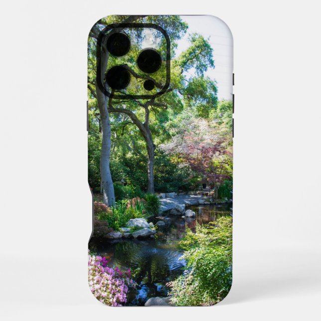 eine wunderschöne Frühlingslandschaft im japanisch iPhone 16 Pro Max Hülle (Rückseite)