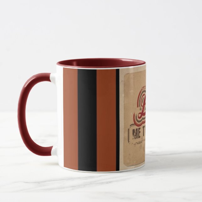 Eine wunderschöne, in den 60er Jahren Inspirierte  Tasse (Links)