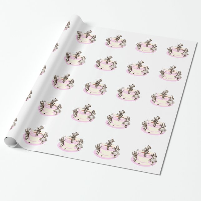 Eine wütende Tee-Party-Vorlage Geschenkpapier (Ungerollt)