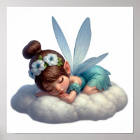 Eine zauberhafte kleine Cartoon Fairy