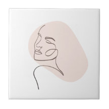 Eine Zeichnend Frauengesicht