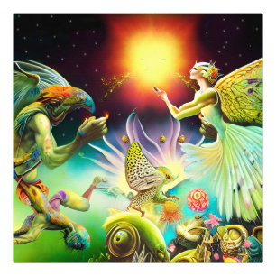 Eine Zeit, in der Ölgemälde in Umlauf gebracht wer Fotodruck