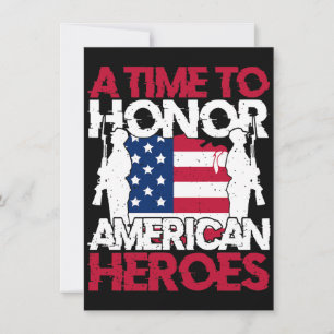 Eine Zeit, um Amerikas Helden zu ehren Einladung